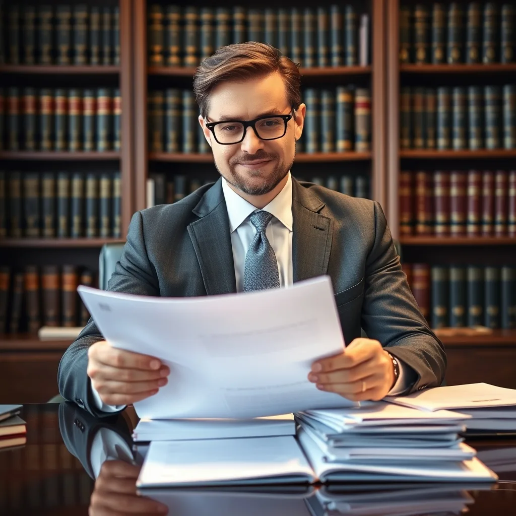 Attorney in a professional law office, local SEO for law firms