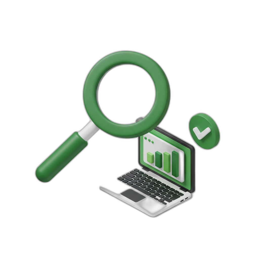 SEO audit identifying site issues and competitor gaps for small businesses